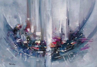 "Abstrakcyjne Odrodzenie" 100x70cm