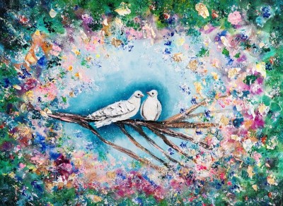  "Posłańcy Miłości i Pokoju" 80x60cm