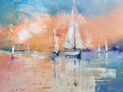 "Golden Hour II" 40x30cm