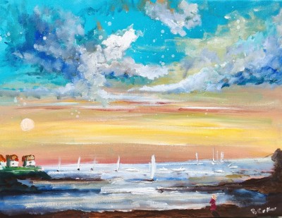 "Wspaniałe Zakończenie Dnia" 40x30cm