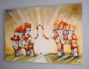 LukaszBerko - Dozgonna Miłość Domowych Słoni II 100x70 (2) (Copy).jpg
