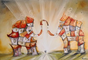 LukaszBerko - Dozgonna Miłość Domowych Słoni II 100x70 (4) (Copy).jpg