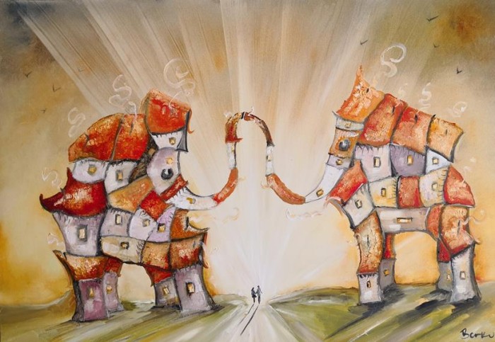 LukaszBerko - Dozgonna Miłość Domowych Słoni II 100x70 (4) (Copy).jpg